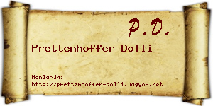 Prettenhoffer Dolli névjegykártya